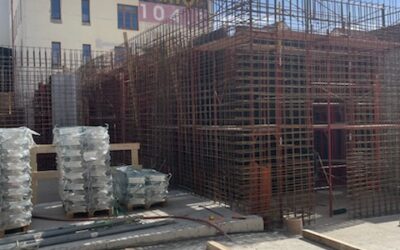 Armatura ŽB stěn I. NP